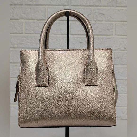 NWT Set Kate Spade Cameron Street Mini Candace Bag & Stacy Wallet Rose Gold NEW - Picture 7 of 16